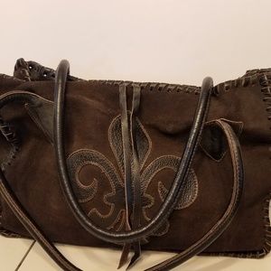 Suede bag